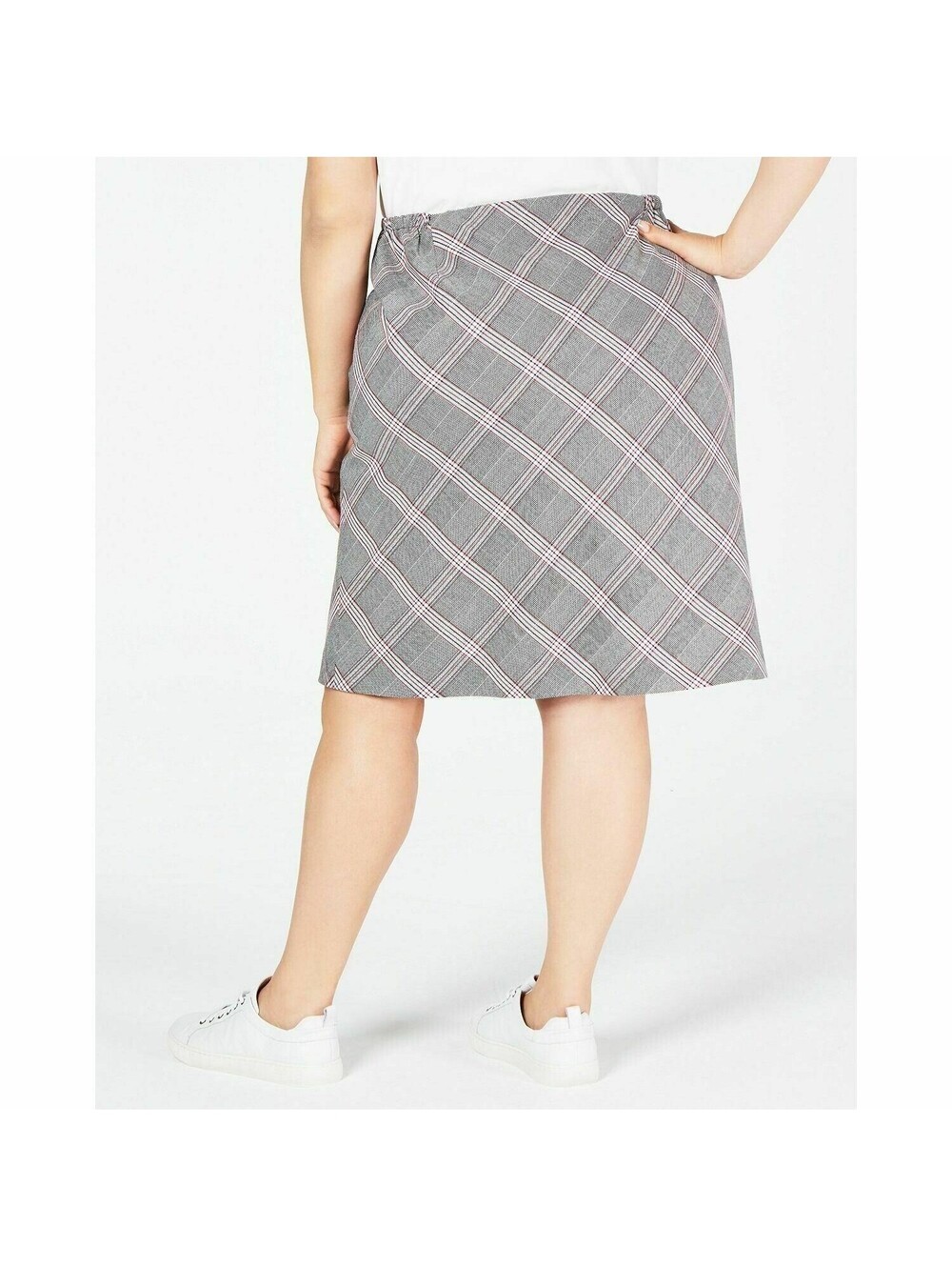 NEW Bar III Trendy Plus Size Plaid Skirt 20W